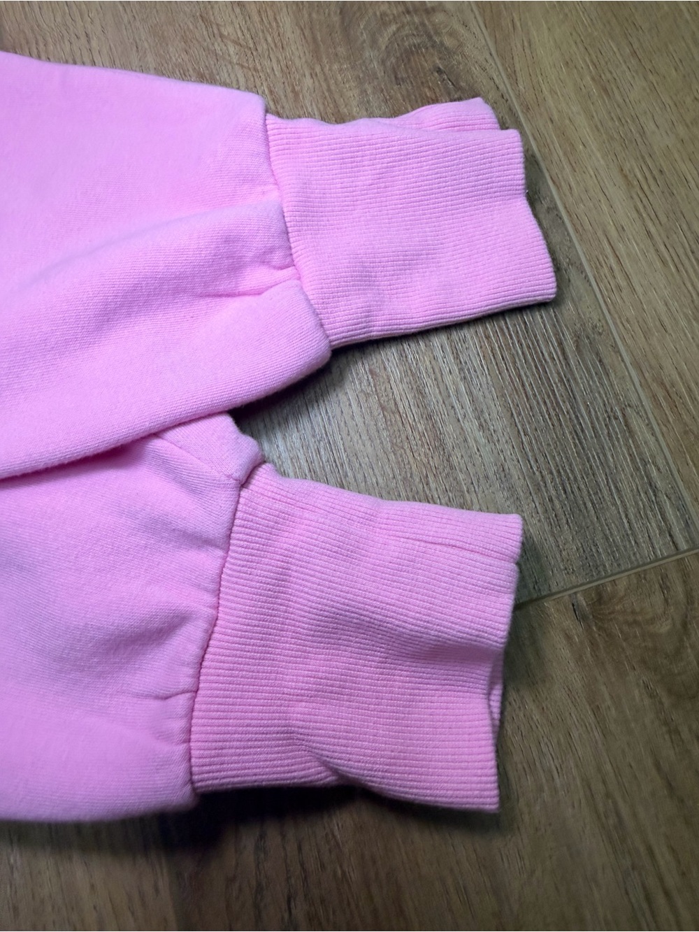 Zara Bubblegum Pink Cropped‎ Zip Hoodie Small Soft Girl Y2K Athleisure - Picture 12 of 13
